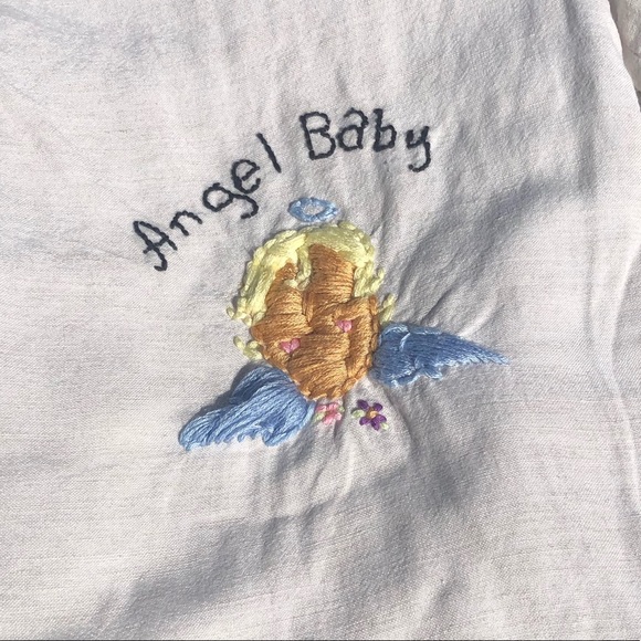 Angel baby embroidered bell bottoms - Picture 3 of 3